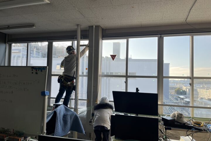 ・大口町 ・T工場（大規模） ・ミラー遮熱№18相当 ・作業中